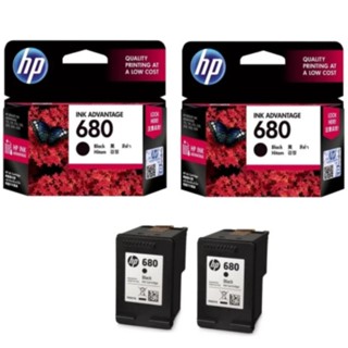 ตลับหมึก HP 680 Black Original Ink Advantage Cartridge (แพ๊ค 2 ชิ้น)