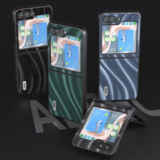 เคสมือถือ แบบหนัง ลายกาแล็กซี่ กันติด สําหรับ Samsung Z Flip 5 Samsung Z Flip 5