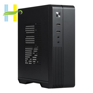 เคสคอมพิวเตอร์ MX02 Mini ITX HTPC Host Chassis USB2.0 ITX Enclosure Industrial Control Chassis สําหรับสํานักงาน