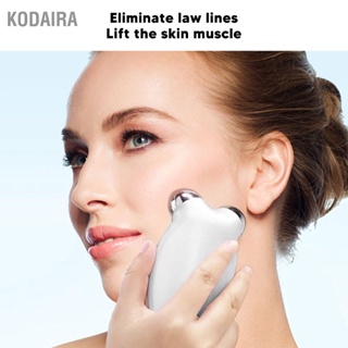 KODAIRA เครื่องเสริมความงามบนใบหน้า Microcurrent Fade Fine Lines ลูกกลิ้งนวดหน้ายกกระชับผิว