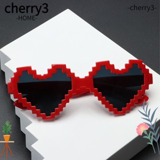 Cherry3 แว่นตากันแดด รูปหัวใจ สุดฮา