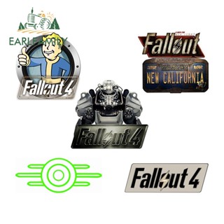 Earlfamily สติกเกอร์โลโก้ Fallout 4 โลโก้ 13 ซม. กันน้ํา กันรอยขีดข่วน กันแดด สําหรับติดตกแต่งกระจกหน้ารถมอเตอร์ไซค์ รถยนต์