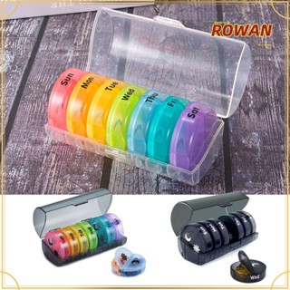 Rowans กล่องตลับยา แบบฝาพับ 14 ช่อง