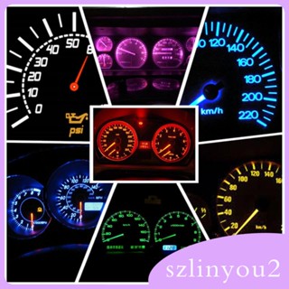 [szlinyou2] หลอดไฟรถยนต์ DC12V T5 3030 สีขาว 10 ชิ้น