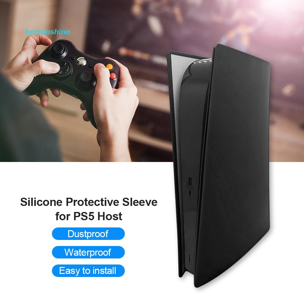 ฝาครอบคอนโซลเกม ซิลิโคน กันฝุ่น สําหรับ Sony PS5 Optical Drive Digital H [belsunshine.th]