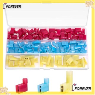 Forever ขั้วต่อสายไฟ รูปธง สีแดง สีฟ้า สีเหลือง 22-18 18-14 12-10 100 ชิ้น