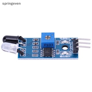 [springeven] โมดูลเซนเซอร์อินฟราเรด IR สะท้อนแสง สําหรับหุ่นยนต์รถยนต์ arduino Smart Car Robot 3-Pin