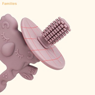 Families&gt; แปรงสีฟัน ซิลิโคนนุ่ม ไร้ BPA ดูแลสุขภาพช่องปาก สําหรับเด็ก