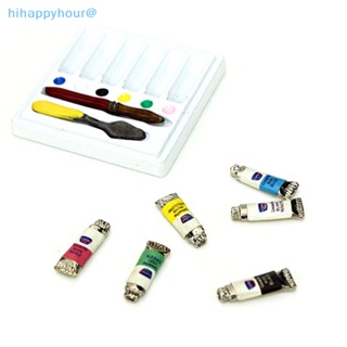 Hihappyhour ใหม่ สีน้ําจิ๋ว 1:12 อุปกรณ์เสริม สําหรับตกแต่งบ้านตุ๊กตา diy