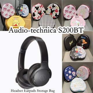 【ลดราคา】เคสหูฟัง ลายการ์ตูนหมีสตรอเบอร์รี่ สําหรับ Audio-technica S200BT S200BT