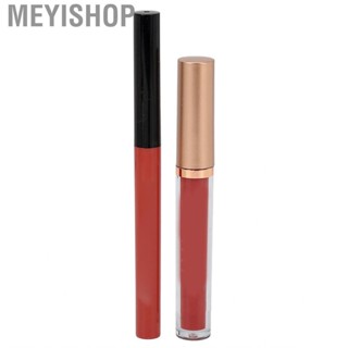 Meyishop Lip Liner Lipstick Set  Stackable Rotatable Matte Lipliner 2pcs for Female