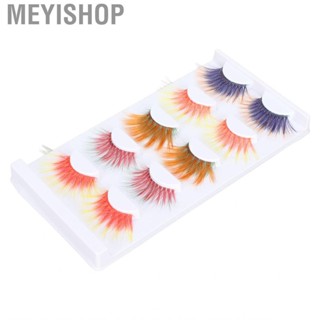 Meyishop 5 Pairs 6D Colored  Cosplay Kit Colorful Mixed