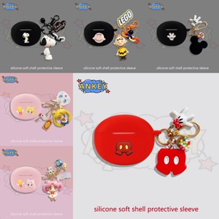 Case For Redmi Buds 4 Active / 4 Pro / 3 Pro / Buds 3 Lite Earphone Silicone Cover Snoopy Earbuds Soft Protective Headphone Headset Skin