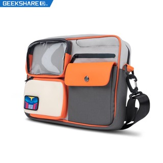 GEEKSHARE Switch storage bag game machine messenger bag mens trendy shoulder bag postman bag leisure sports satchel Womens Small backpack lightweight student bag