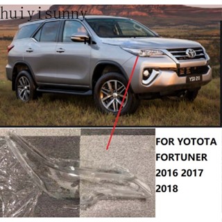 Hys เลนส์ฝาครอบไฟหน้า ด้านเดียว แบบเปลี่ยน สําหรับ Toyota FORTUNER 2016 2017 2018 1 ชิ้น