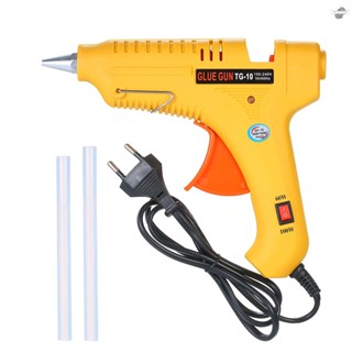 {fly} Hot Melt Glue  60W/100W Power Adjustable Hot Melt Glue Machine Multifunctional Industrial Household DIY Glue  Yellow GT-10