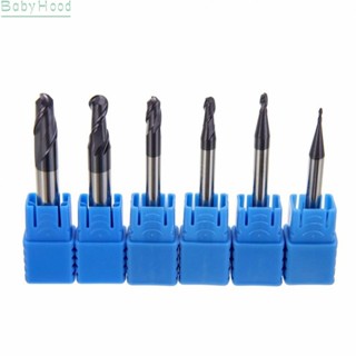 【Big Discounts】6PCS Tungsten Carbide 2 Flutes Ball Nose End Mill CNC Tool Set R0.5 to 3.0MM#BBHOOD