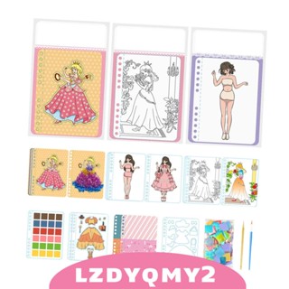 [Lzdyqmy2] สติกเกอร์ รูปตุ๊กตาเจ้าหญิง สําหรับตกแต่งงานปาร์ตี้