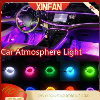 Xinfan แถบไฟนีออน LED กันน้ํา 1 เมตร 2 เมตร 3 เมตร 5 เมตร สําหรับรถยนต์