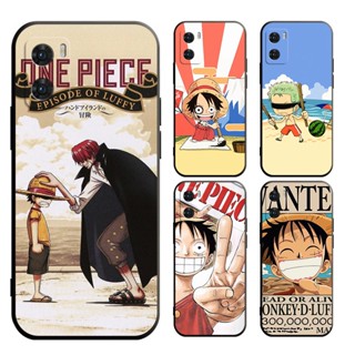 OPPO A77S A57 2022 A92 A93 A52 A9 A5 2020 A74 A78 A76 A77 A5S A12 เคสโทรศัพท์มือถือแบบนิ่ม ลายวันพีซ ลูฟี่ สําหรับ