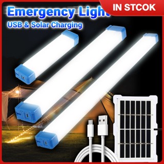 [COD] Long LED Tube USB Rechargeable Emergency Light Portable Long Strip Emergency Light TH