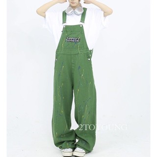 2TOYOUNG  กางเกงขายาว คาร์โก้ กางเกง เชือกอเมริกันคลาสิค Cargo pants 2023 NEW AG081007 Chic รุ่นใหม่ ทันสมัย High quality A20M09U 36Z230909