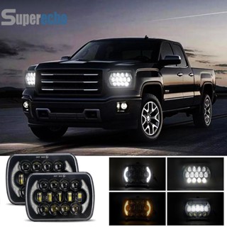 ไฟหน้า LED DRL สูงต่ํา 300W 5x7 7x6 นิ้ว สําหรับ Jeep Chevy [superecho.th]