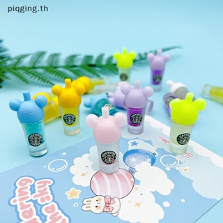 Piqging ถ้วยเรซิ่นเรืองแสง รูปดาว สําหรับตกแต่งกิ๊บติดผม สมุดภาพ DIY 5 ชิ้น