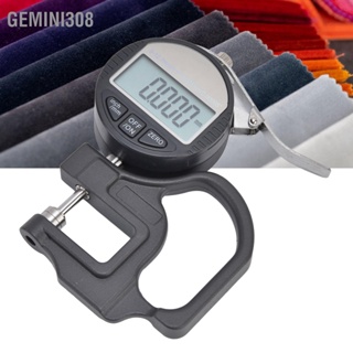 Gemini308 เกจวัดความหนาอิเล็กทรอนิกส์แบบพกพา LCD Digital Micrometer Thickness Measuring Tool 0-12.7mm