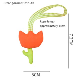 พวงกุญแจ จี้รูปดอกทิวลิปน่ารัก คละสี สําหรับตกแต่งกระเป๋า