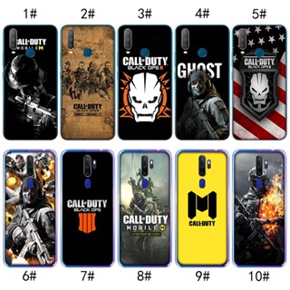 เคสโทรศัพท์มือถือ แบบใส ลายเกม Call of Duty สําหรับ Vivo V11 V15 V19 V20 SE Y70 Pro 2020 MZD40