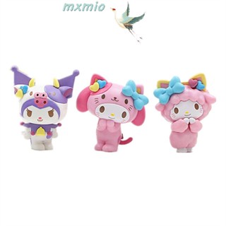 Mxmio ตุ๊กตาฟิกเกอร์ คอสเพลย์อนิเมะ My Melody Sheep Kuromi Zoo น่ารัก สําหรับตกแต่งบ้าน