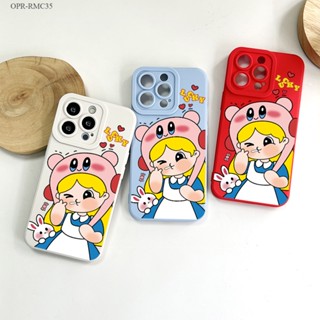 Realme C35 C30 C21Y C25Y C15 C1 เคสเรียวมี สำหรับ Cute Girl เคส เคสโทรศัพท์