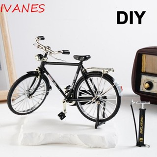 Ivanes โมเดลรถจักรยานเสือภูเขา ขนาดเล็ก สไตล์เรโทร DIY สําหรับเด็กผู้ชาย