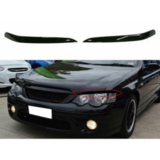 【TokTik Hot Style】คิ้วไฟหน้ารถยนต์ สีดําวาว สําหรับ Ford Falcon BA BF XR6 XR8 FPV GT Turbo ขายส่ง 1 คู่