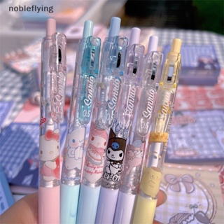 Nf ปากกาเจล ลายการ์ตูนอนิเมะน่ารัก 0.5 มม. เครื่องเขียน ของขวัญ สําหรับนักเรียน เด็กผู้หญิง 1 6 ชิ้น