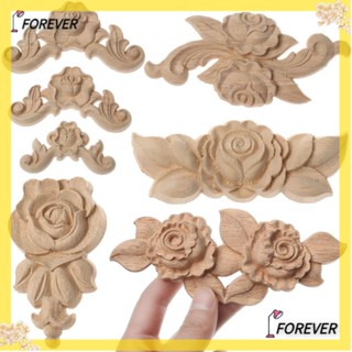 Forever อุปกรณ์แกะสลักมุมประตู ลายดอกไม้ธรรมชาติ สําหรับตกแต่งบ้าน
