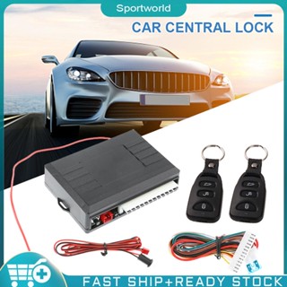 ❀sportworld【In Stock】 Auto Remote Central Kit 12V Car Door Lock 315MHz with LED Light Car Alarm System