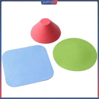 {pattaya} ที่เปิดฝายาง กันลื่น สีพื้น สําหรับบ้าน 3 ชิ้น