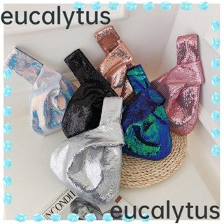 Eucalytus1 กระเป๋าถือ ประดับเลื่อม กลิตเตอร์ สําหรับผู้หญิง