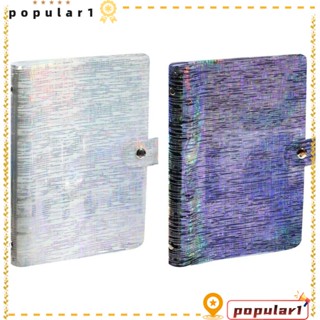 Popular ปกสมุดโน้ตบุ๊ก PVC โปร่งแสง ขนาด A6 เติมได้ สําหรับสํานักงาน