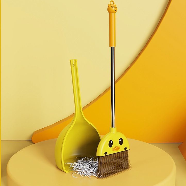 พร้อมส่ง ไม้กวาดเด็ก 2 ชิ้น อุปกรณ์ทำความสะอาดเด็ก ของเล่นเสริมพัฒนาการ เสริมพัฒนาการ - รูปที่ 7