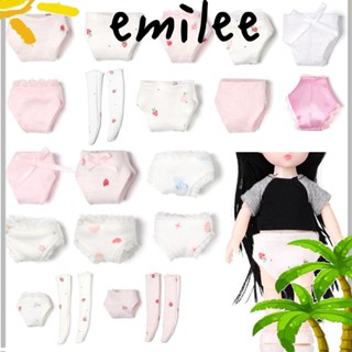 Emilee BJD กางเกงชั้นใน ผ้าฝ้าย คุณภาพสูง สําหรับตุ๊กตา OB11