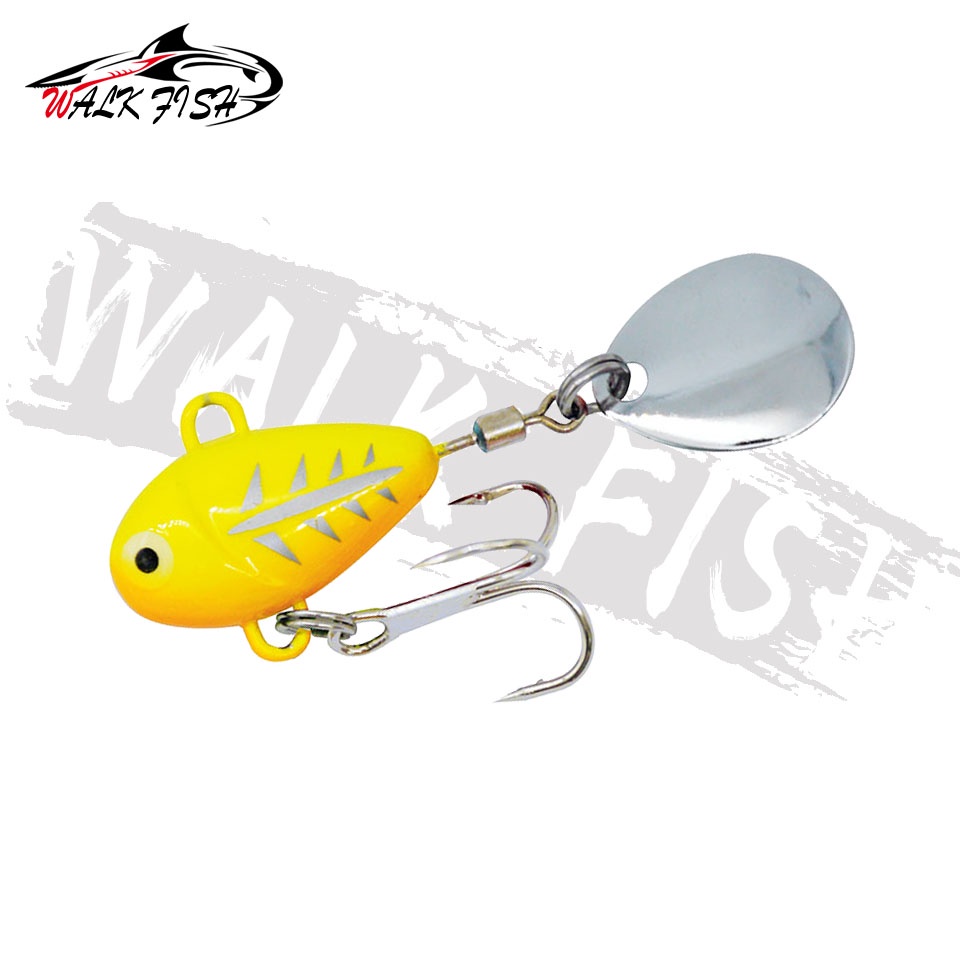 Walk FISH เหยื่อตกปลาสปินเนอร์ แบบสั่นสะเทือน โลหะ ขนาด 10 กรัม 2.1 ซม. อุปกรณ์เสริม สําหรับตกปลาทะเล — صورة 8