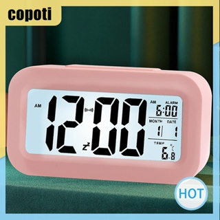 Copoti นาฬิกาปลุกดิจิทัล LED อเนกประสงค์ สําหรับบ้าน ออฟฟิศ