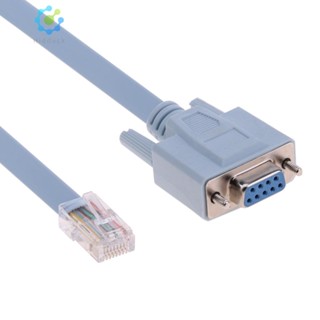 Rj45 Male to DB9 Female สายเคเบิ้ลเครือข่ายคอนโซล 1.5 เมตร สําหรับเราเตอร์ Cisco Switch #H1 [Hidduck.th]