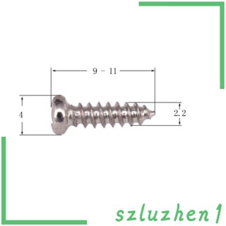 [Szluzhen1] สกรูจูนเนอร์ 50 ชิ้น สําหรับกีตาร์ เบส