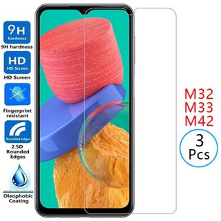 ฟิล์มกระจกนิรภัยกันรอยหน้าจอ สําหรับ Samsung M32 M33 M42 5G galaxy m 32 33 42m 33 ม. 42 ม. Samsun Samsumg N N32