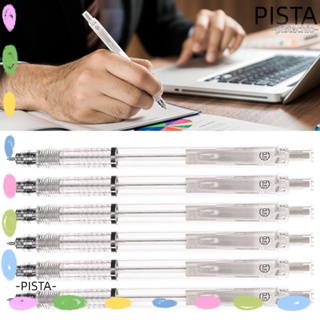 Pista ดินสอกดอัตโนมัติ เครื่องเขียน พลาสติกใส คุณภาพสูง 0.5 มม. /0.7 มม. อุปกรณ์การเขียนศิลปะ