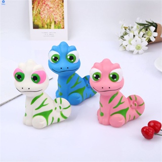 ใหม่ Squishy Pinch Music Big-eyed Lizard Squeeze Vent ของเล่นจำลอง Slow Rebound Ornaments 【bluey】